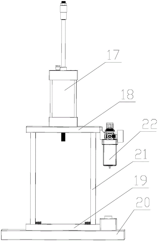 BV line bending and stamping device