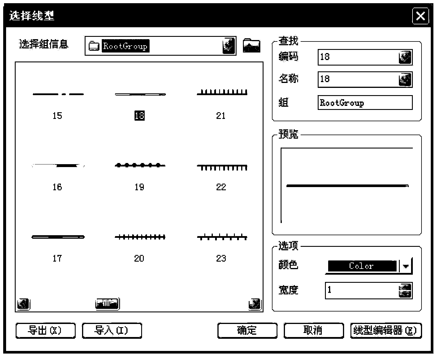 Display style setting method of vector electronic map information