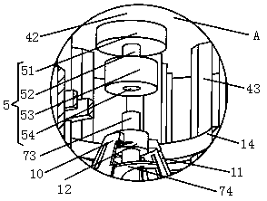 Raw material crushing and screening device for feed production