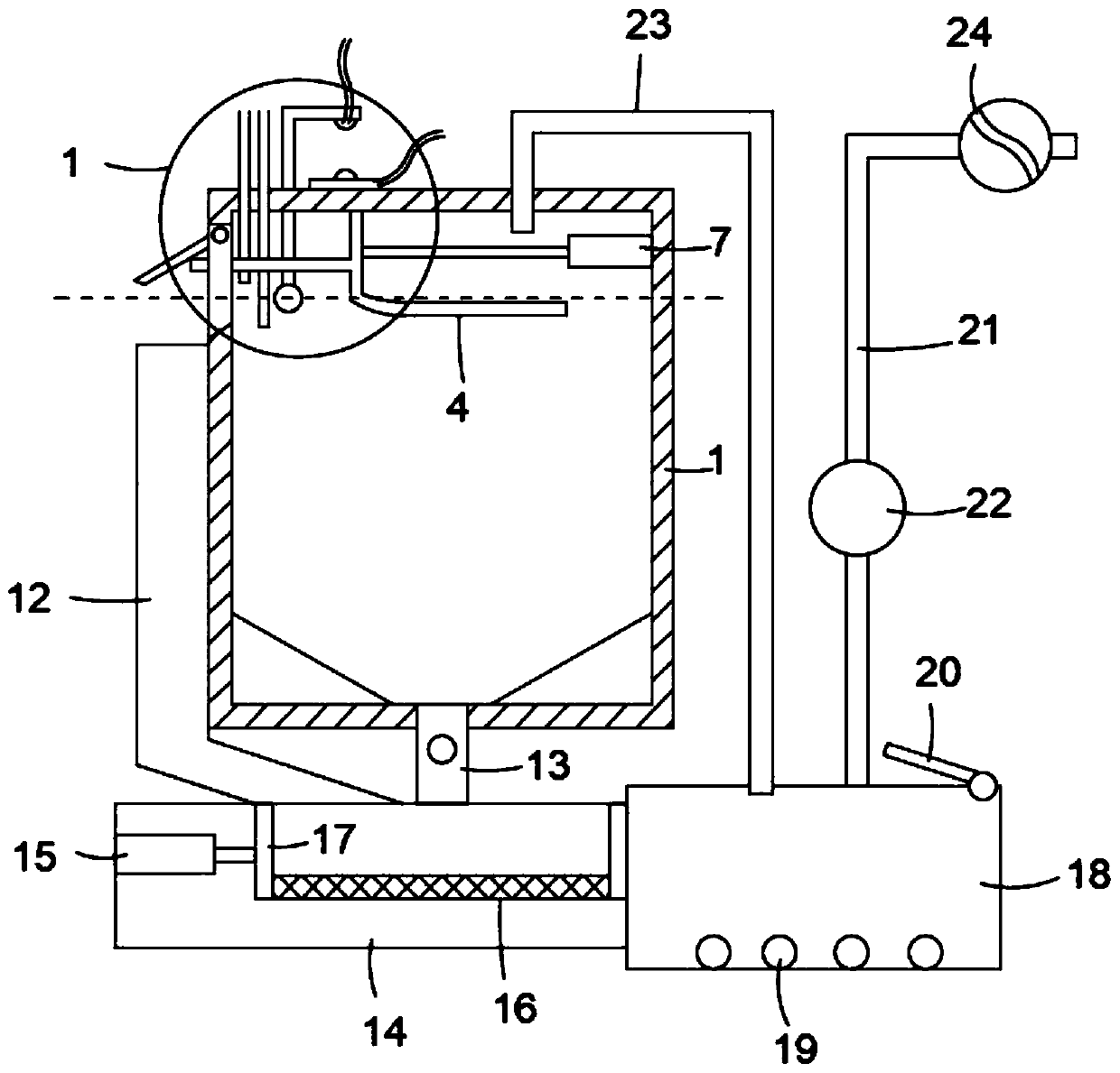 Biological deodorizing device and deodorizing technology thereof