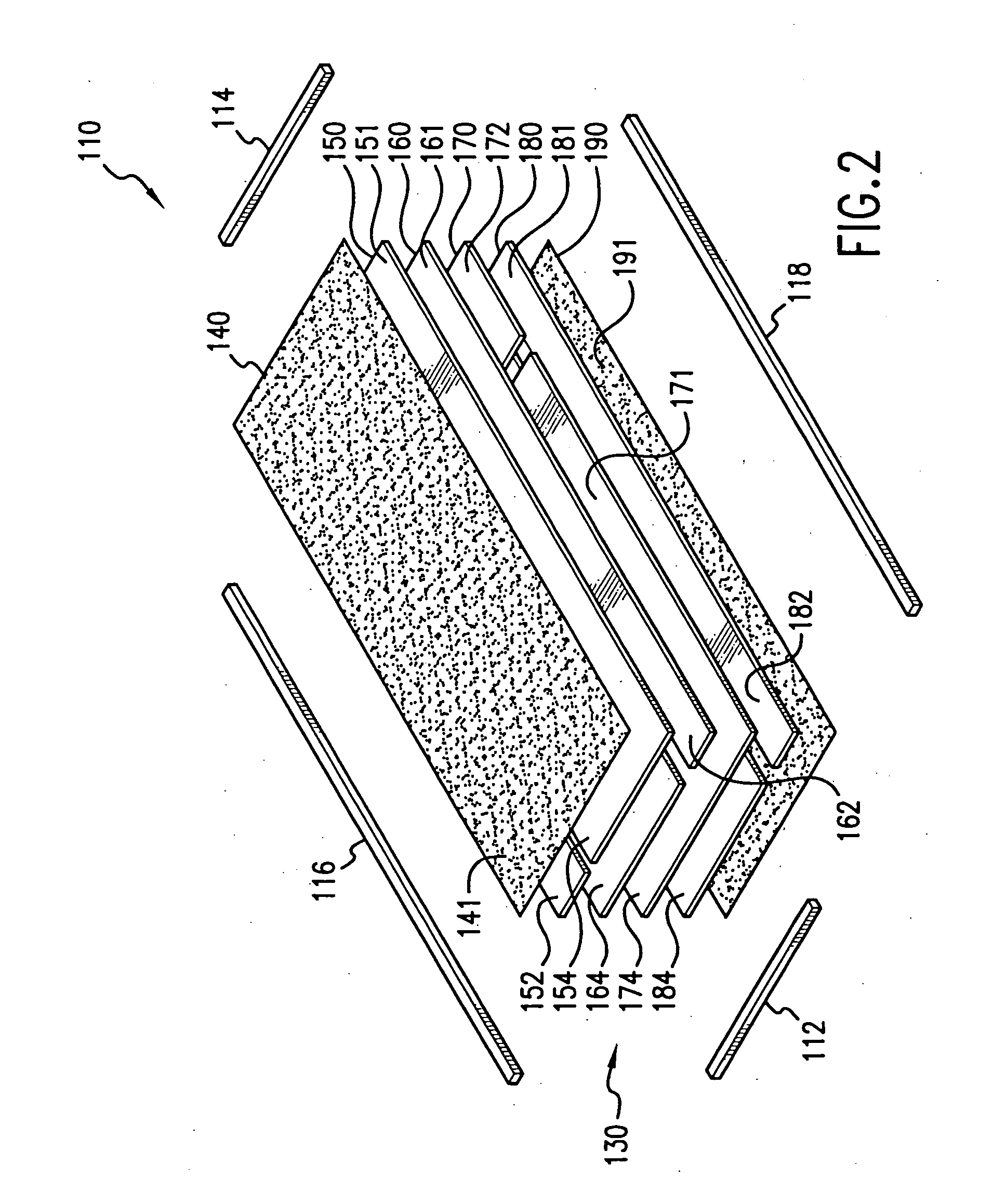 Multi-layered fire door and method for making the same