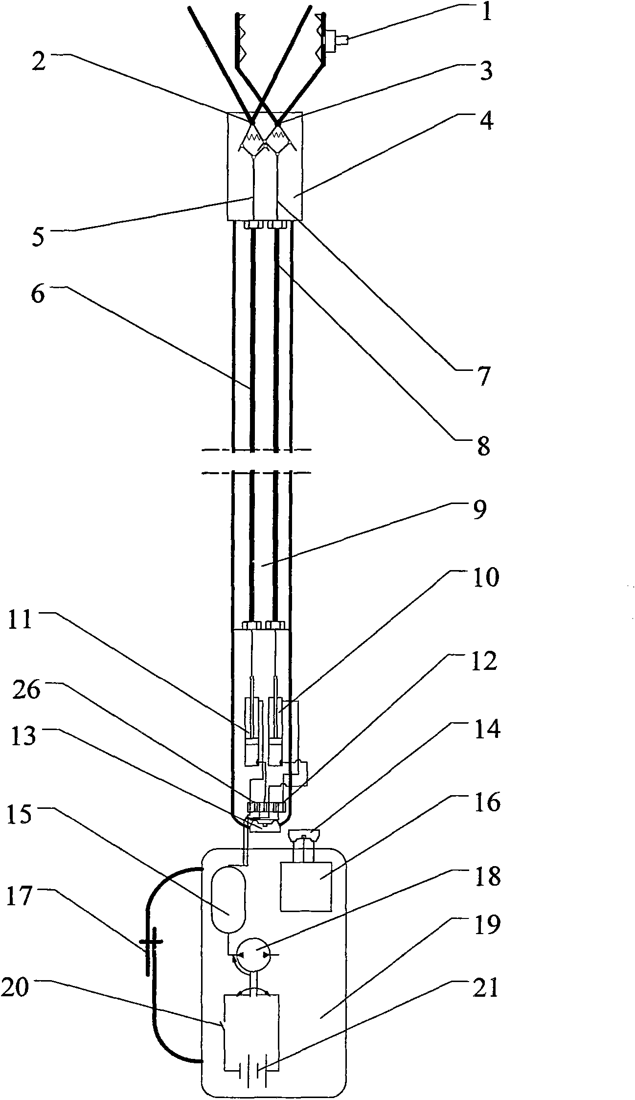 Portable fruit picking machine capable of automatic gripping and cutting