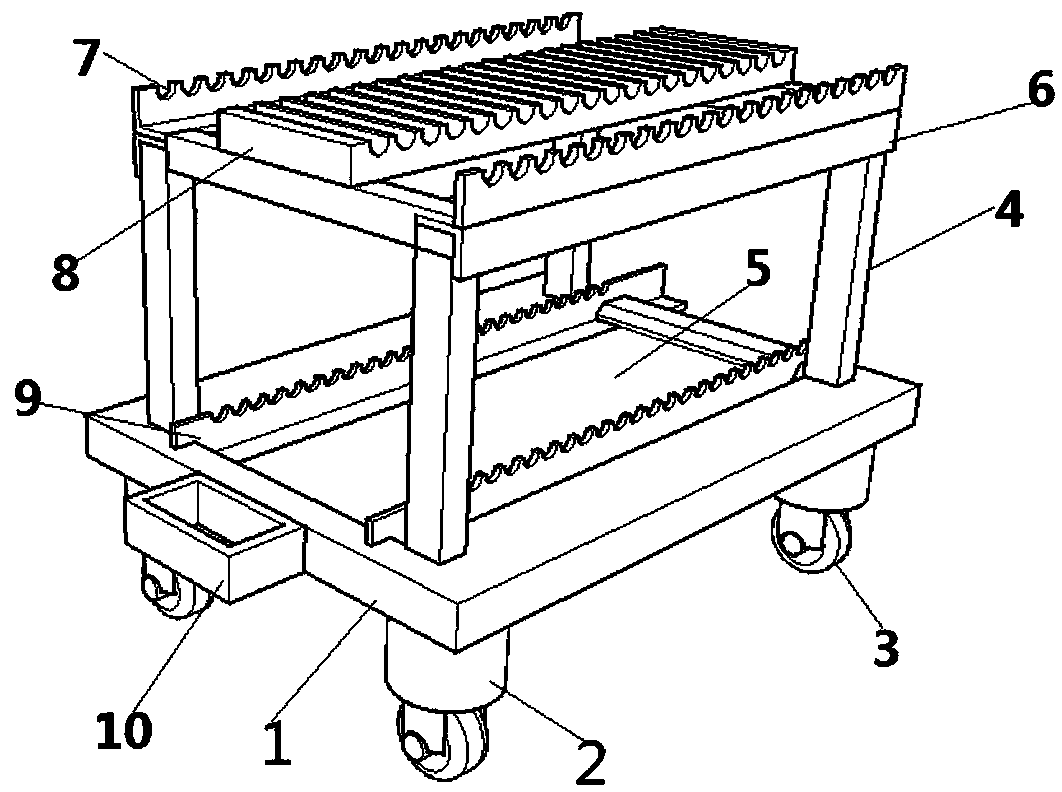 Precast box beam reinforcement binding mold and installation method thereof