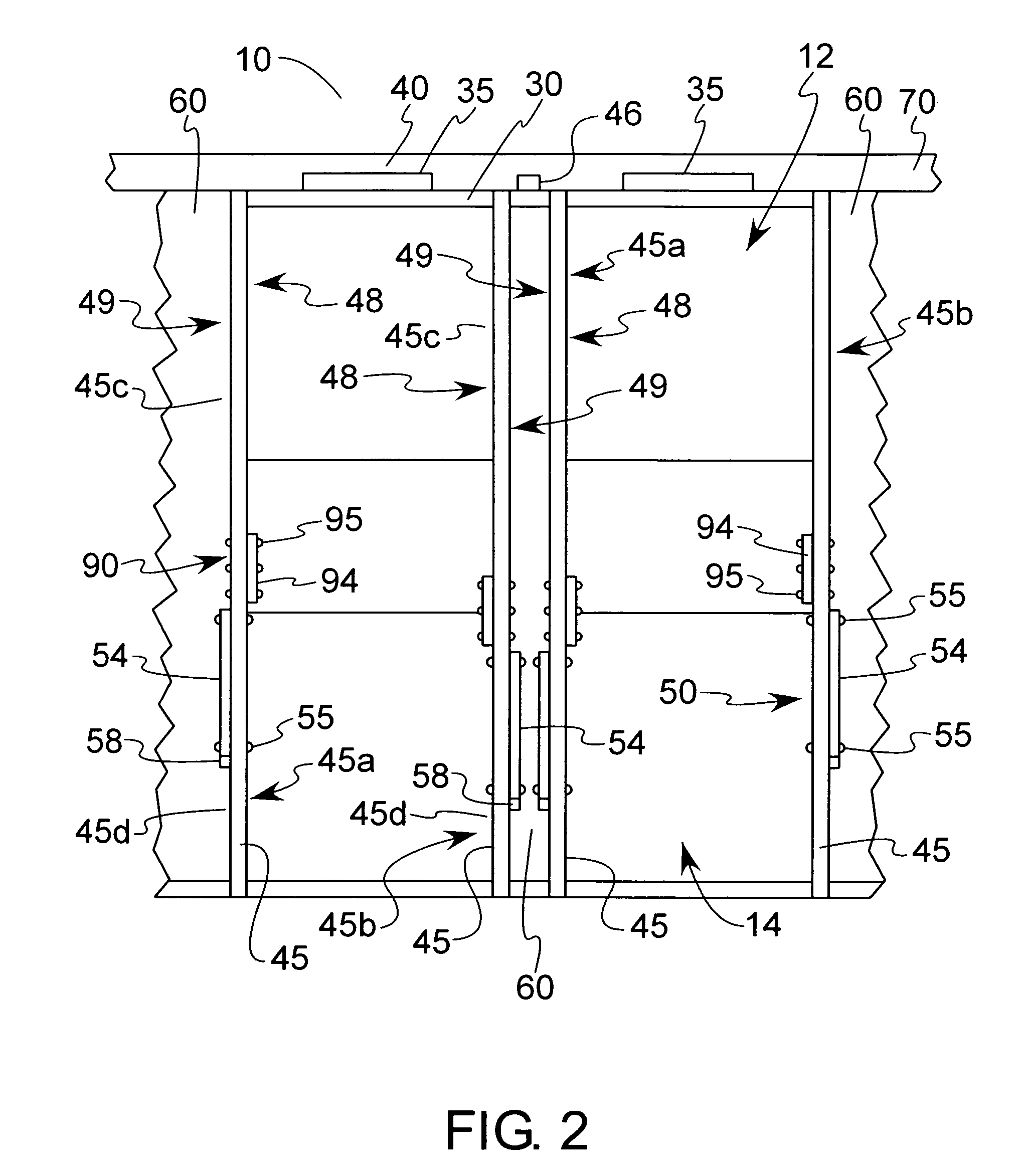 Arc resistant switchgear having dedicated vertical plenums