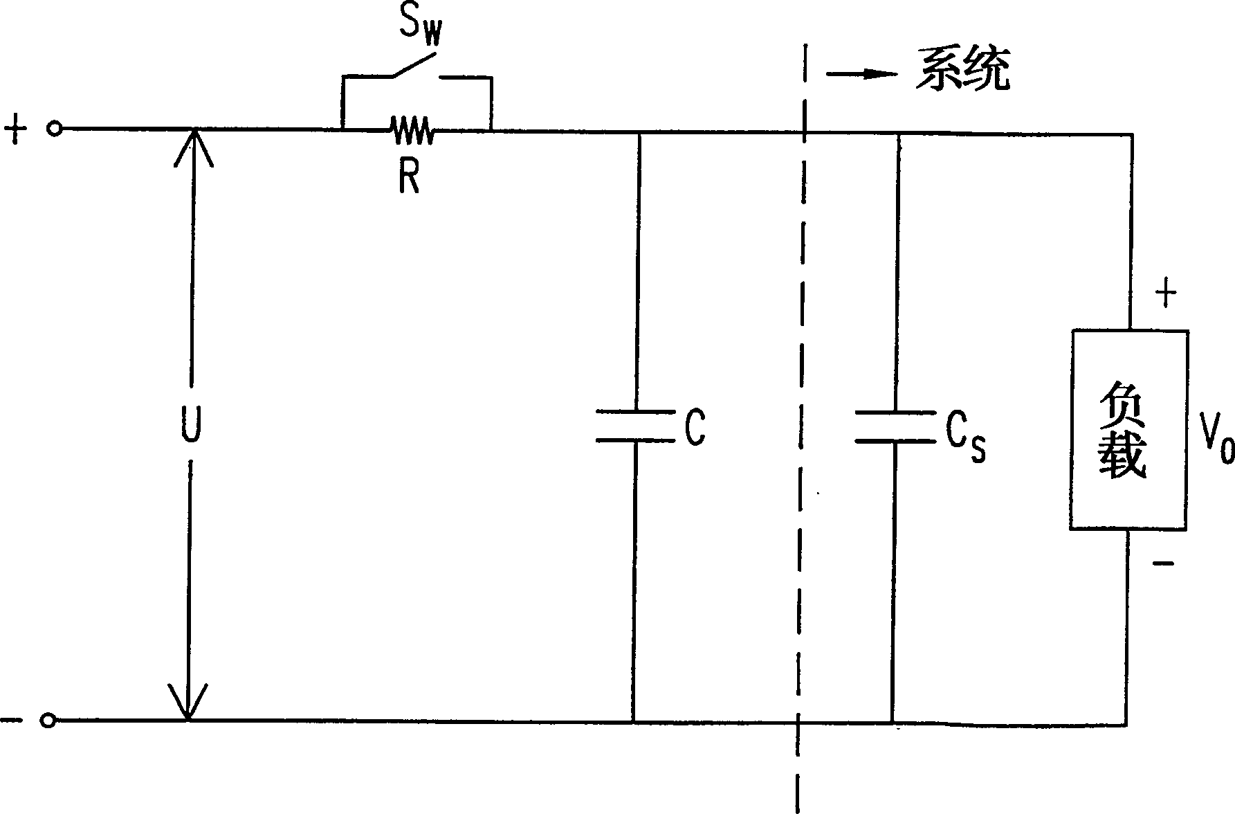 Circuit for restraining surge current