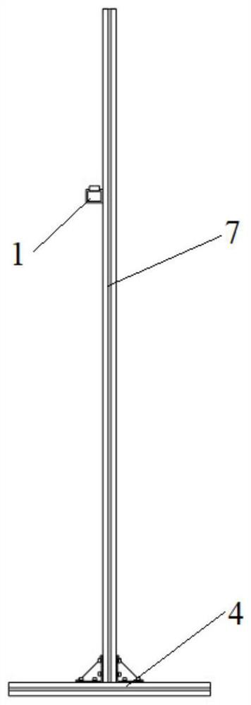 Car roof static pressure test displacement sensor detection system, detection method, terminal and application