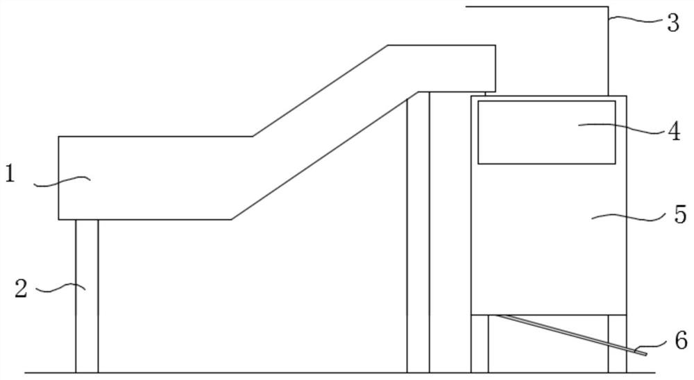 A crushing device for waste foam plastics