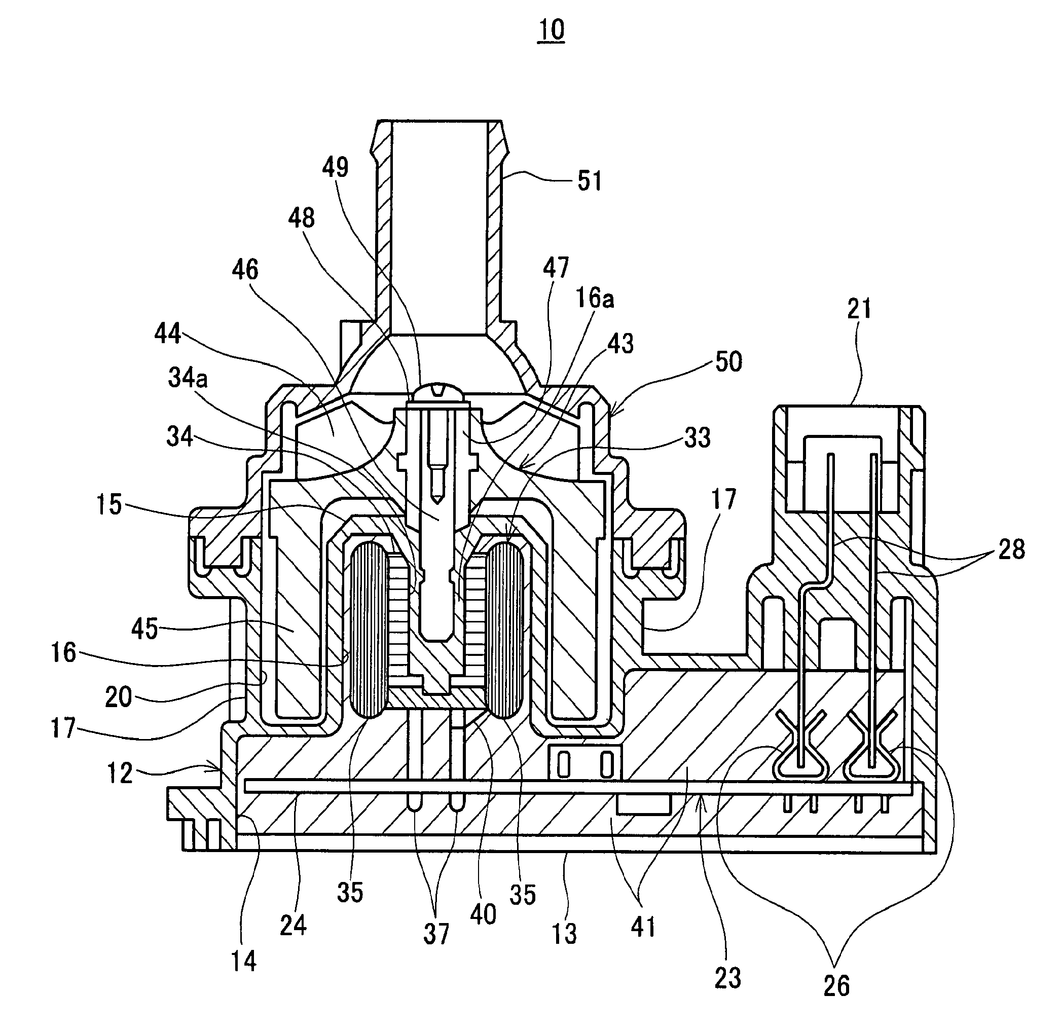 Electronic control unit and electric pump