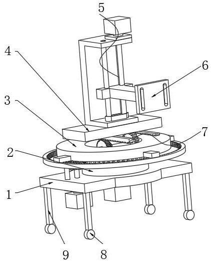 Operation positioning device with high precision and positioning method thereof