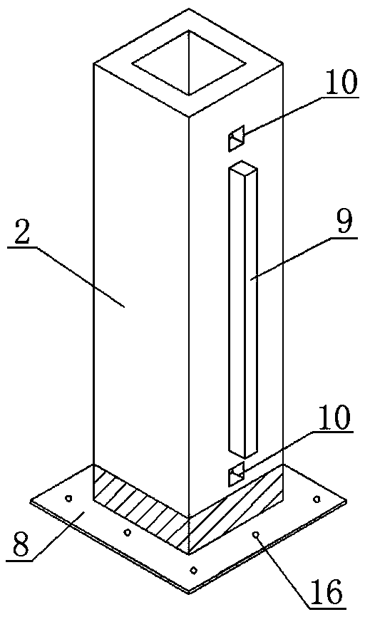 Prefabricated component composite wall and its installation method