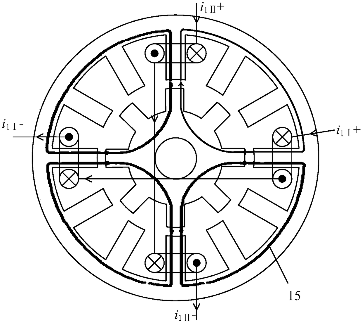 A conical magnetic levitation dual-channel switched reluctance motor and its control method