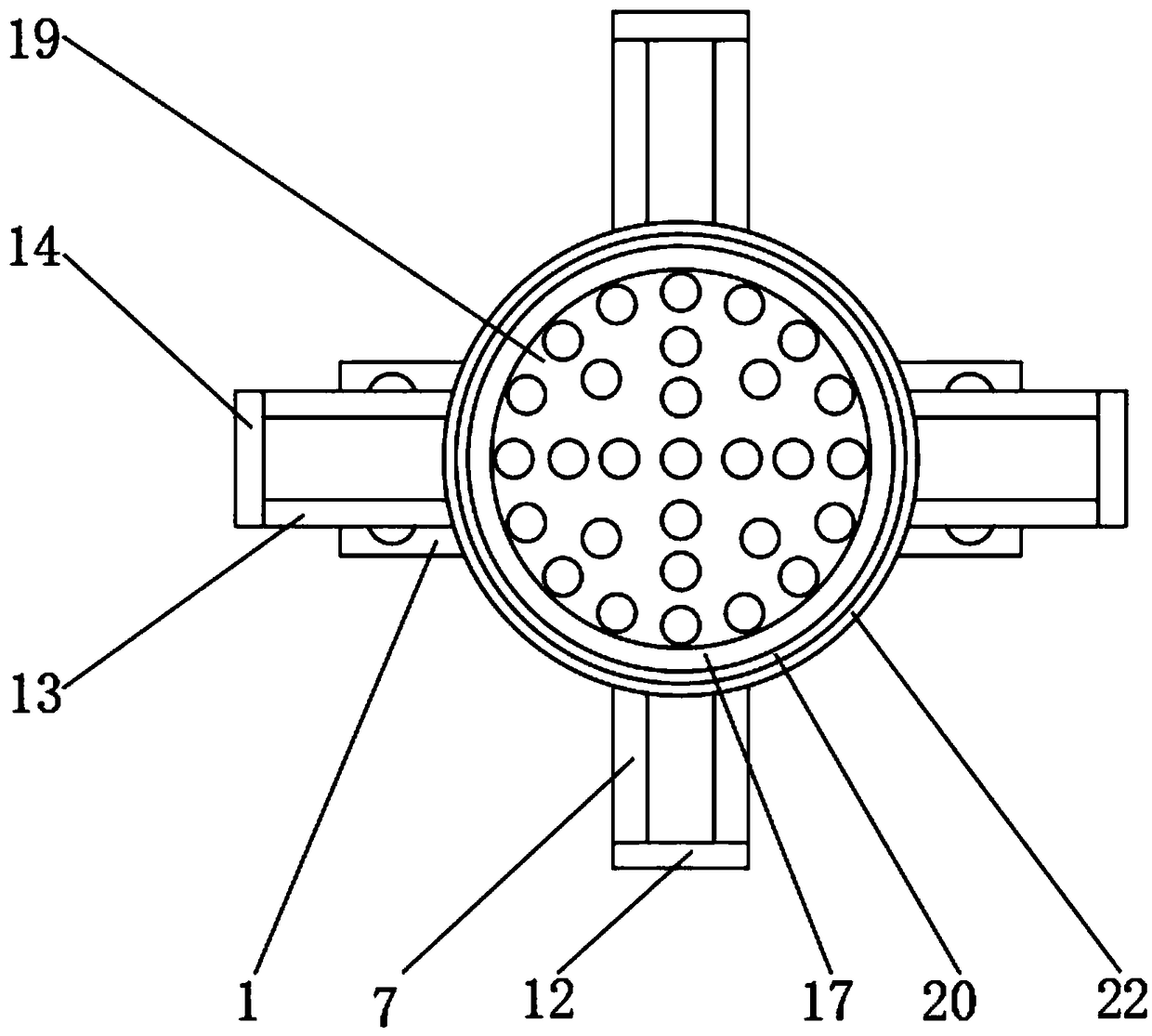 LED explosion-proof ceiling projection lamp