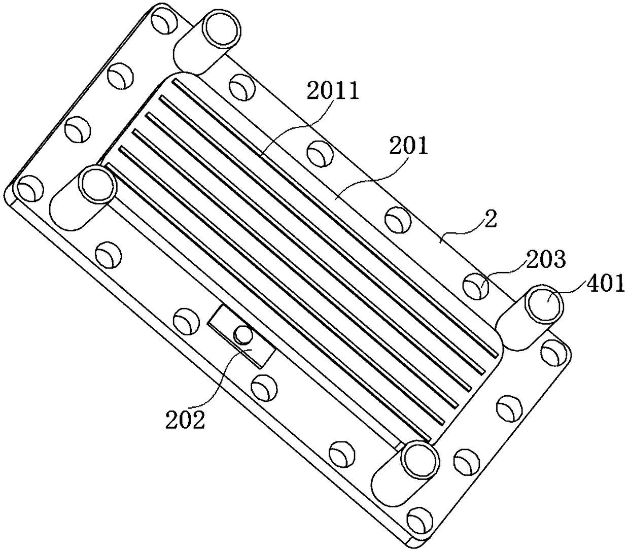 High-strength, explosionproof and shockproof battery for new energy automobile