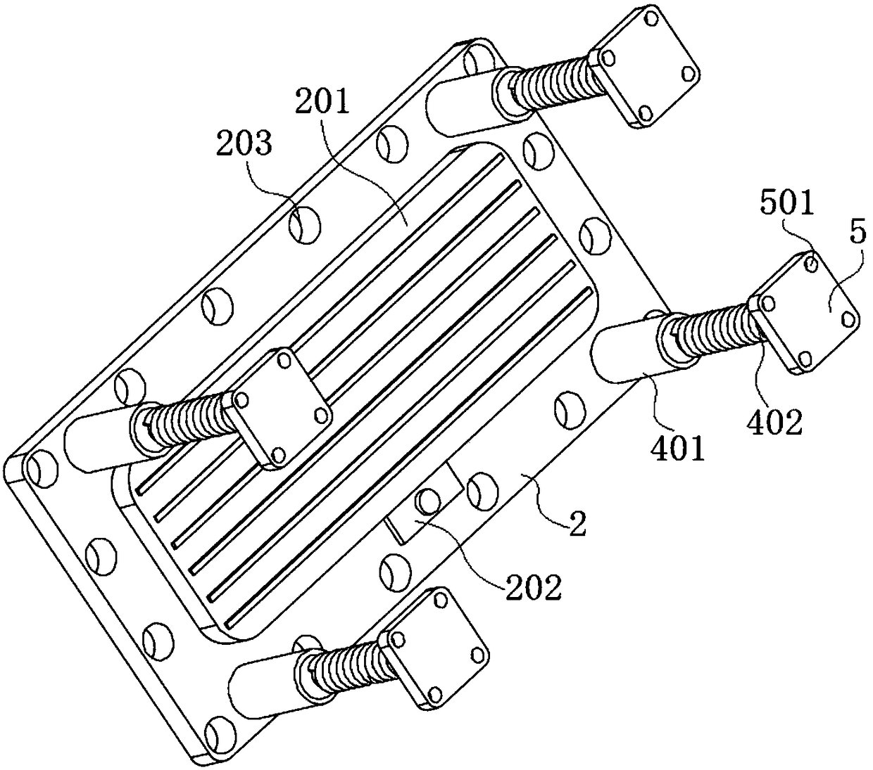 High-strength, explosionproof and shockproof battery for new energy automobile