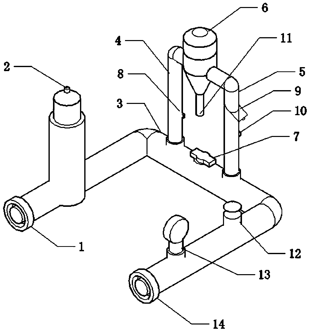 Water and fertilizer integrated drip irrigation method suitable for mountain orchards