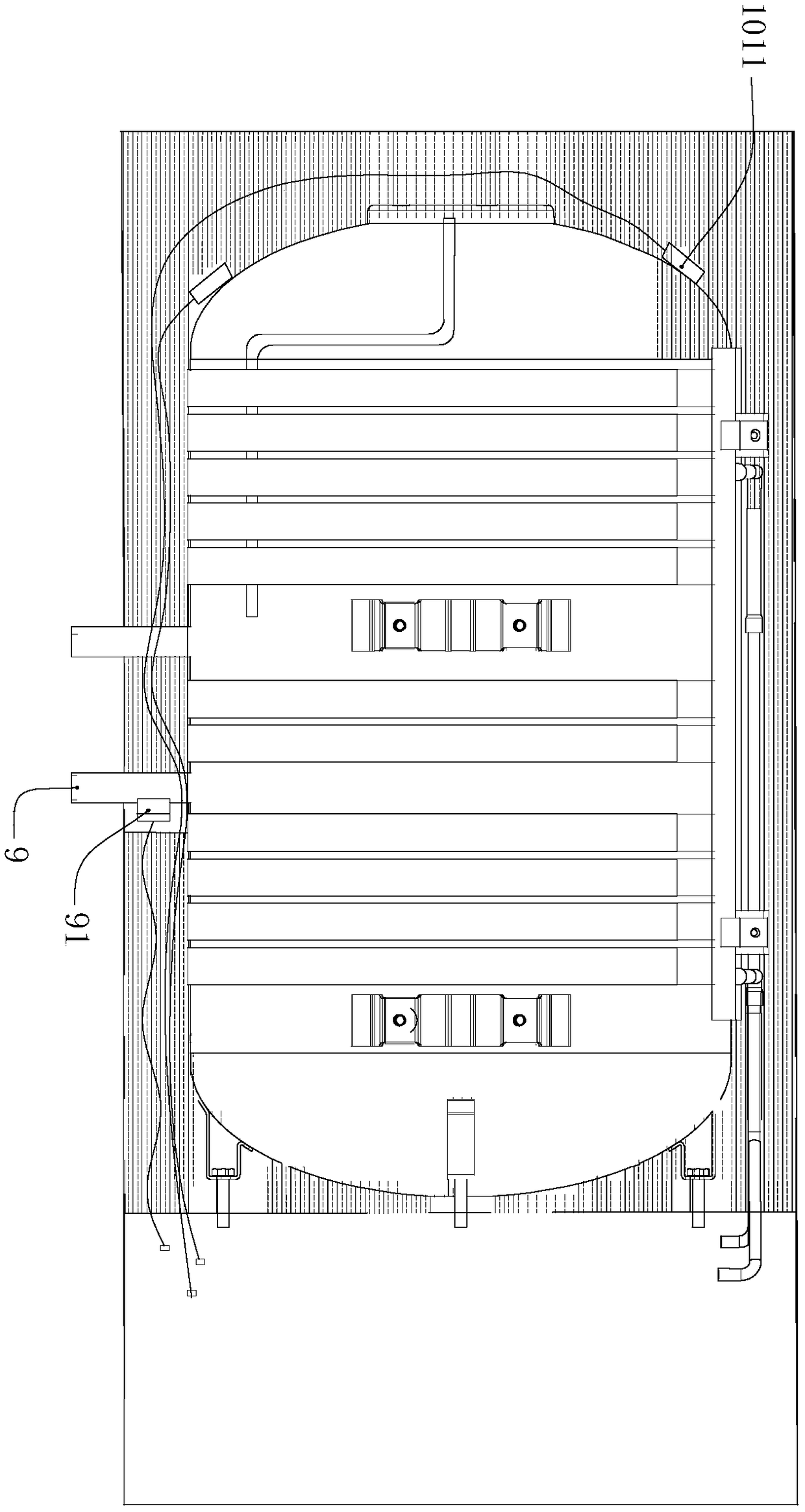 Transverse type wall-hung small intelligent heat pump water heater