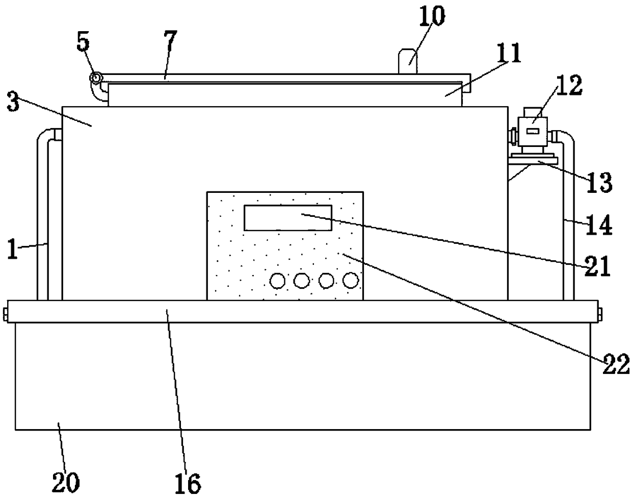 Battery pack with circular water cooling and radiating function