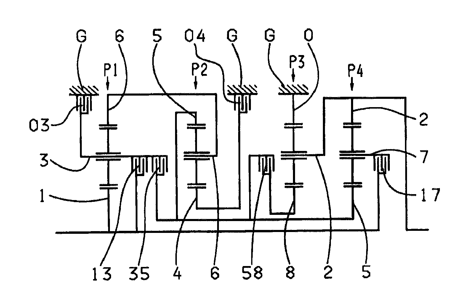 Multi step transmission