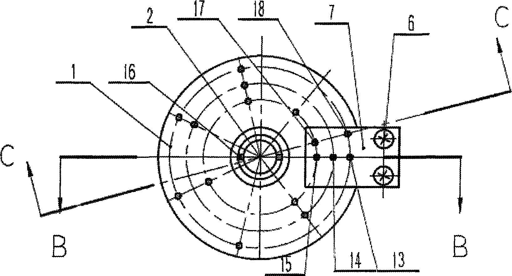 Positioning device for optoelectronic tubes on encoding disc