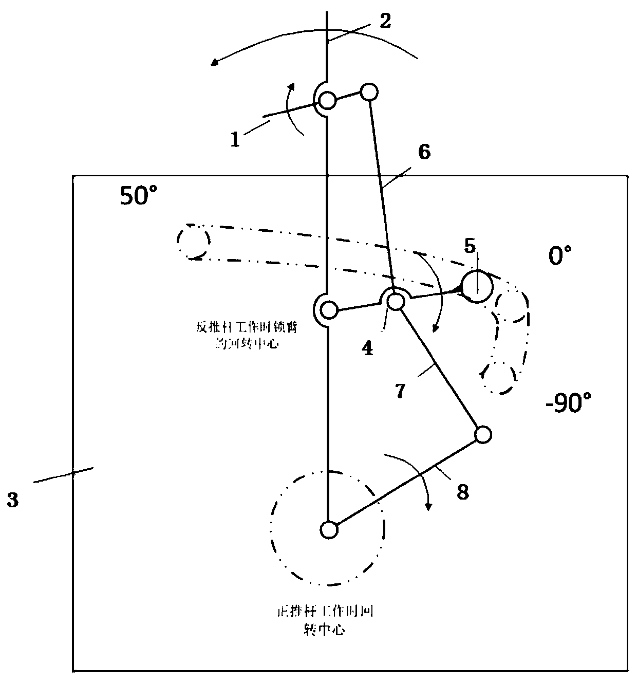 Forward and reverse thrusting interlocking mechanism