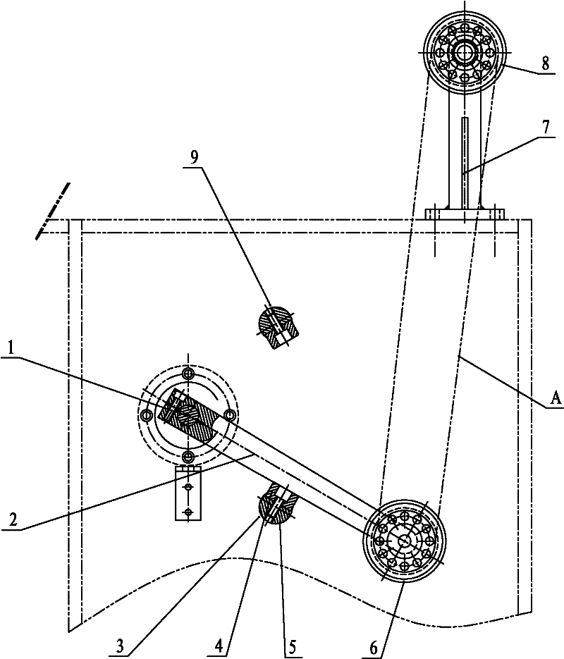 Traction orientating mechanism of wire drawing machine