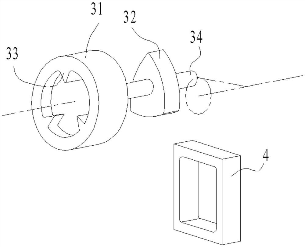 Diamond surface polygonal polishing device