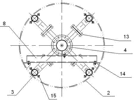 Method for manufacturing nozzle distributor of reaction vessel