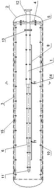 Method for manufacturing nozzle distributor of reaction vessel