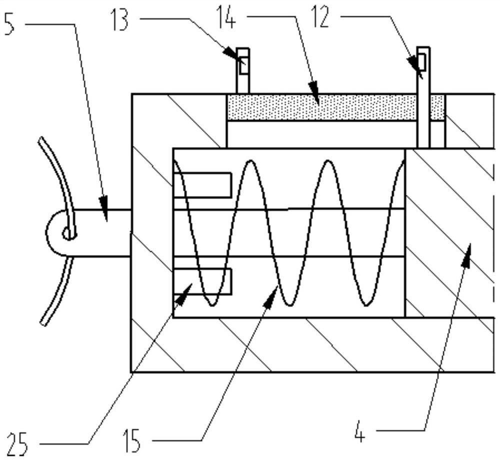 Liquid medicine conveying device for clinical medical treatment