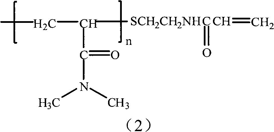 Temperature and salt resistant grafted polyacrylamide and preparation method thereof