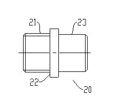 Detecting tool for lug of oil cylinder