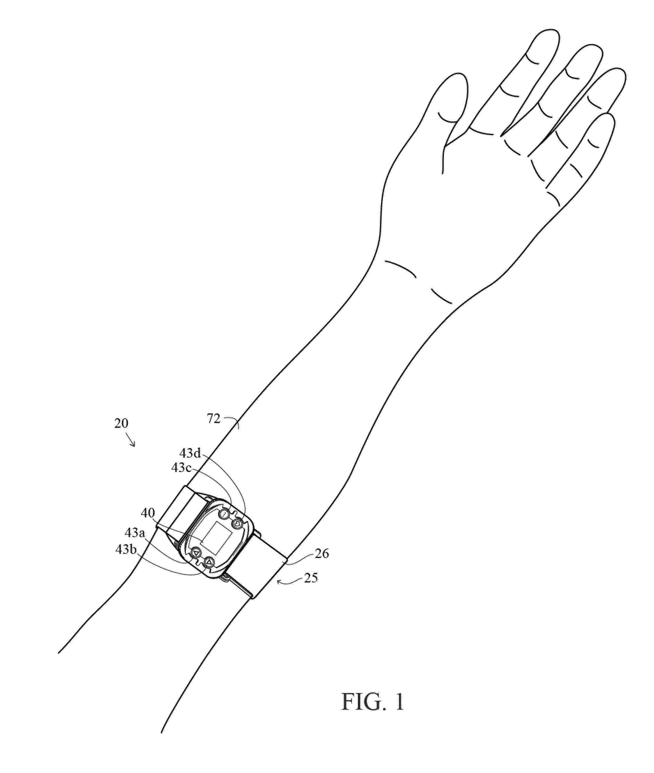 Mobile plethysmographic device