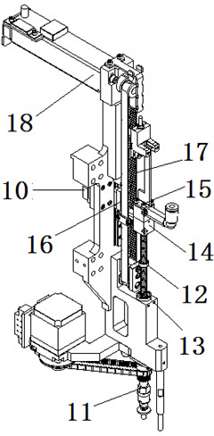 Patch pasting method and device for patch head of patch pasting machine