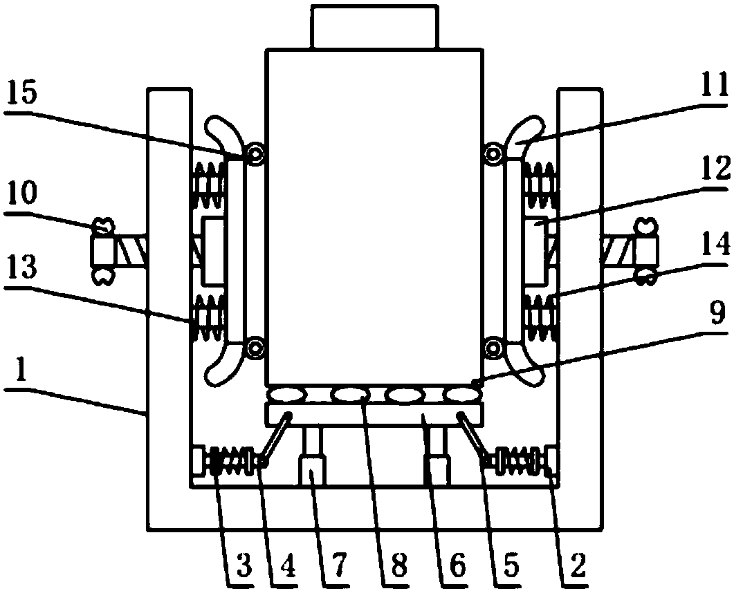 Mining excavator with cabinet body damping device