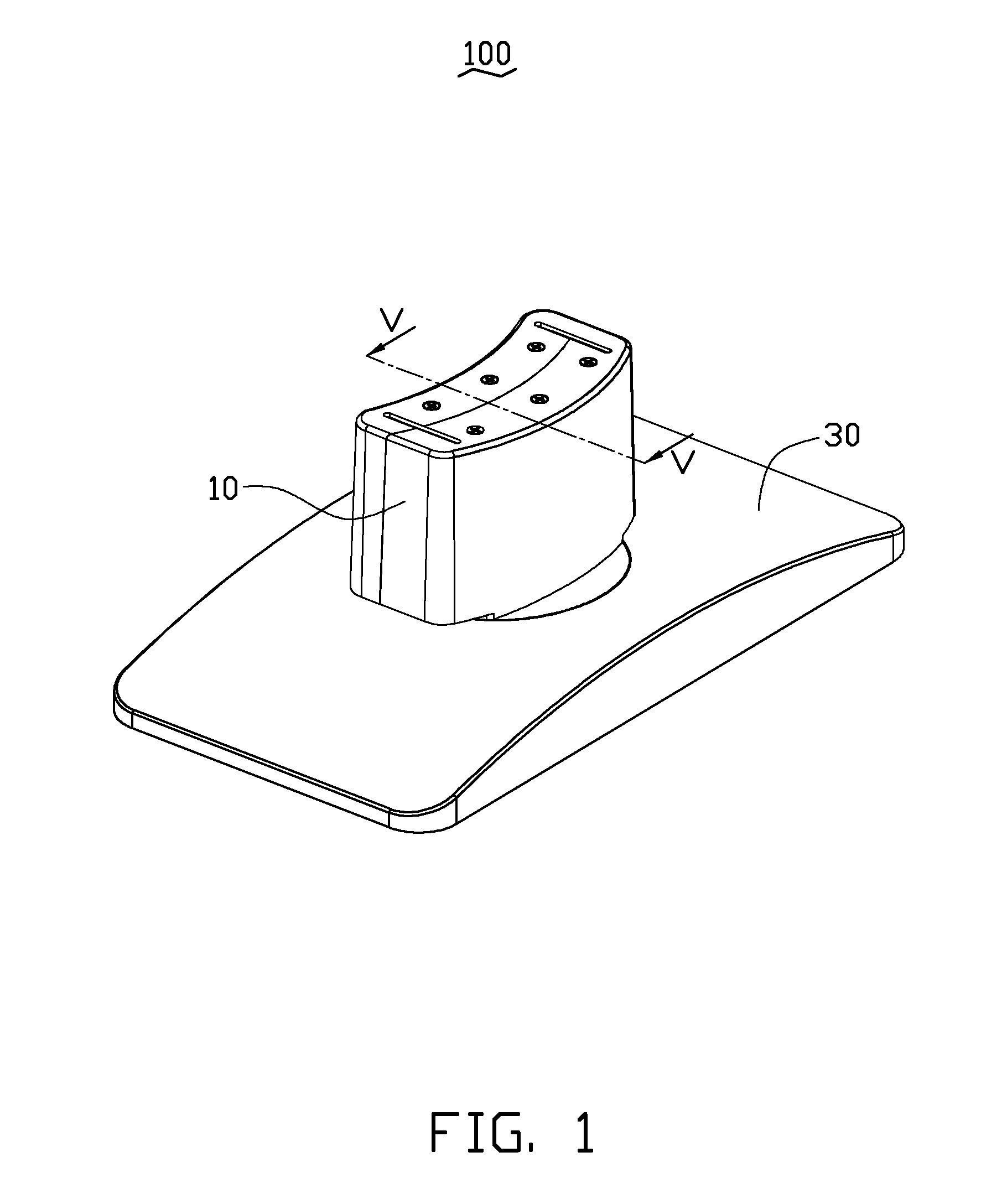 Support stand for flat-panel display monitor