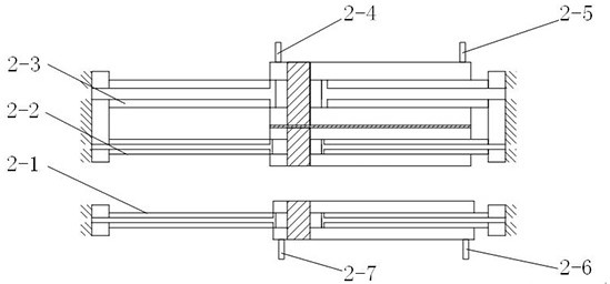 Transmission system of carrier-based helicopter landing assisting device