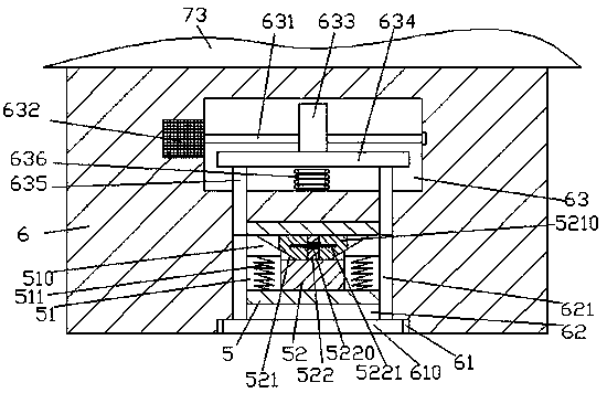 Garbage compression device