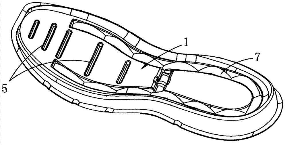 Shock-absorption air cushion for shoe and manufacturing method for shock-absorption air cushion