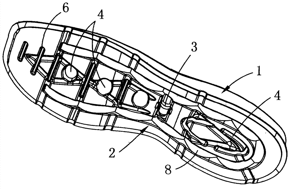 Shock-absorption air cushion for shoe and manufacturing method for shock-absorption air cushion