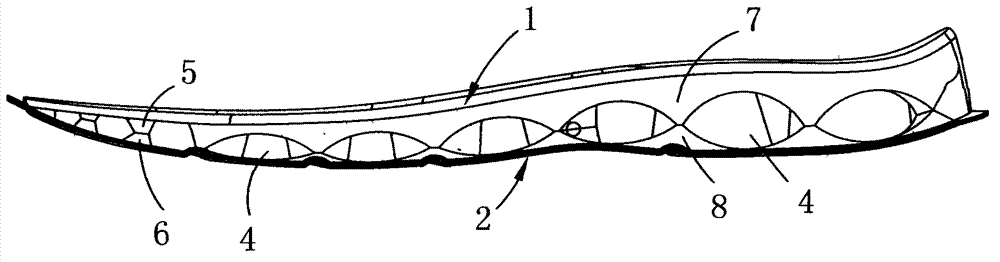 Shock-absorption air cushion for shoe and manufacturing method for shock-absorption air cushion