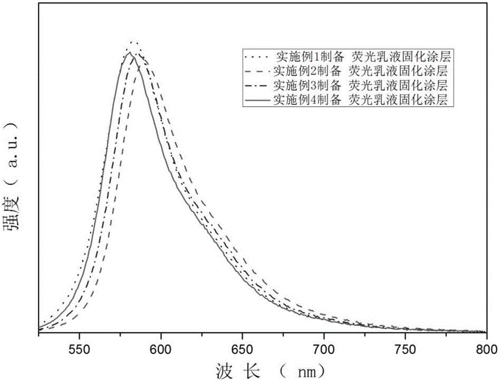 Fluorescent latex containing rhodamine B and preparing method thereof