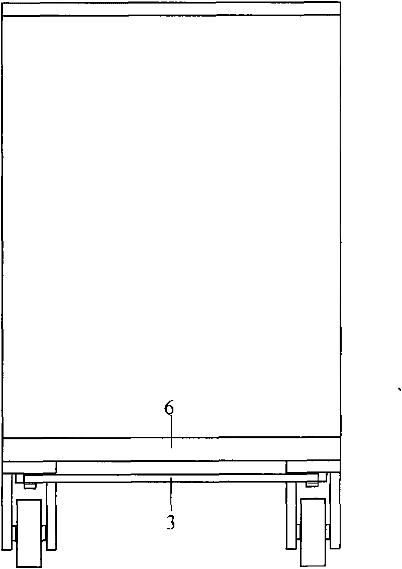 Device for hoisting prefabricated reinforced concrete column on site and walking technology thereof