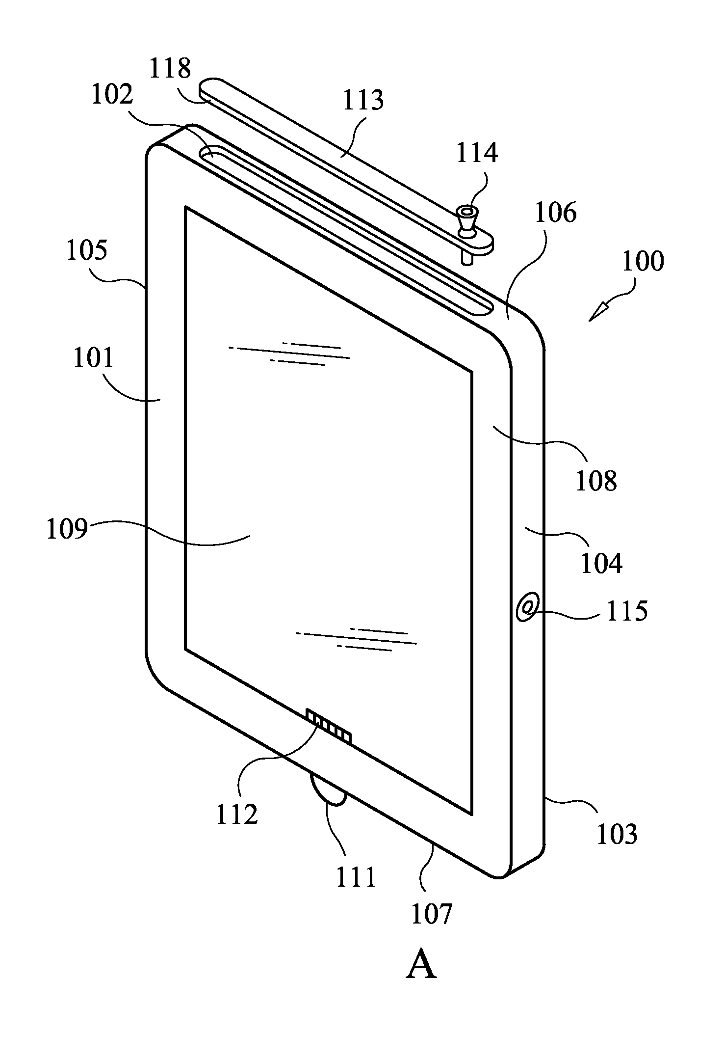 Protective case for a tablet computer