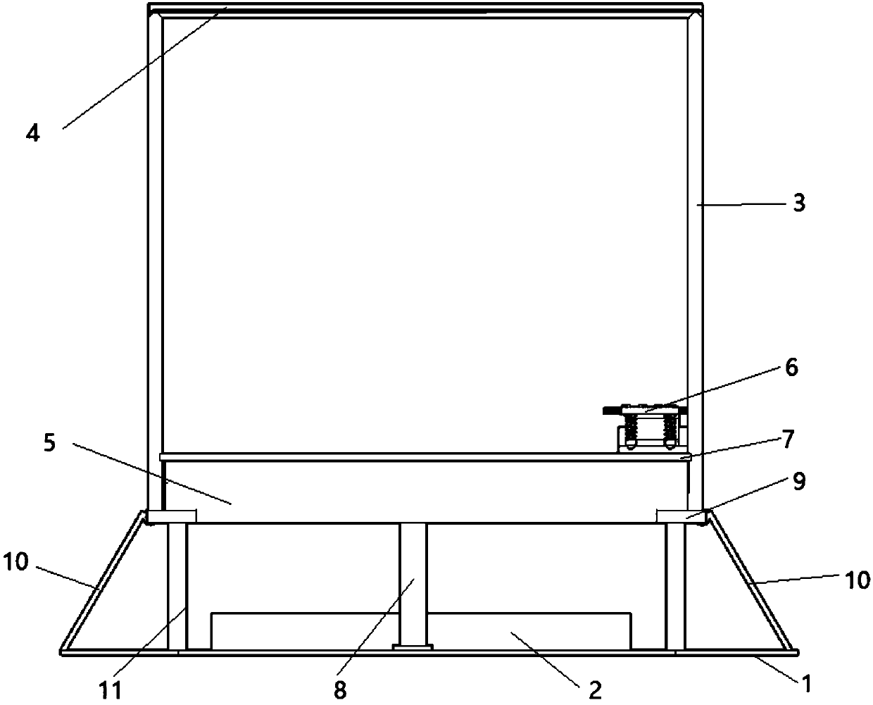 Balance auxiliary training table for physical training