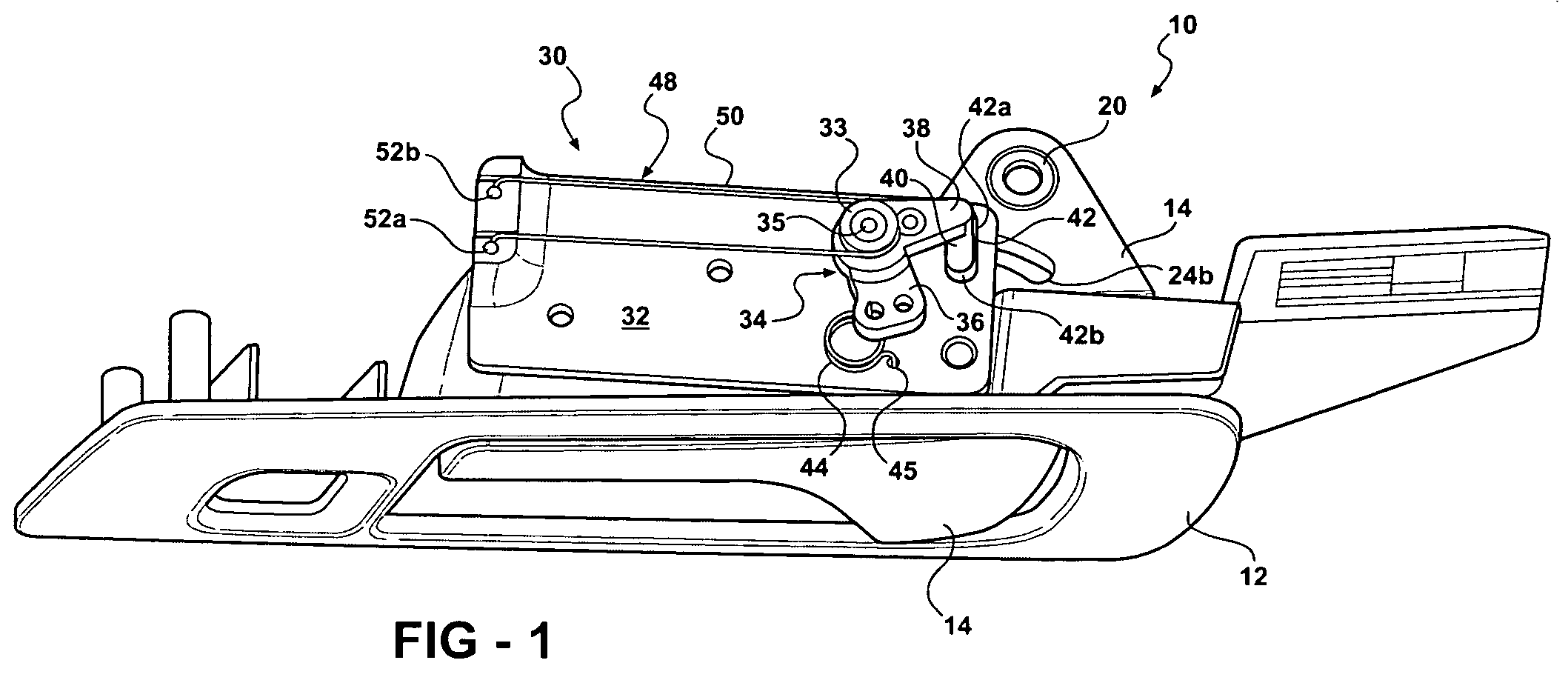 Vehicle lock controlled by a shape memory alloy actuator