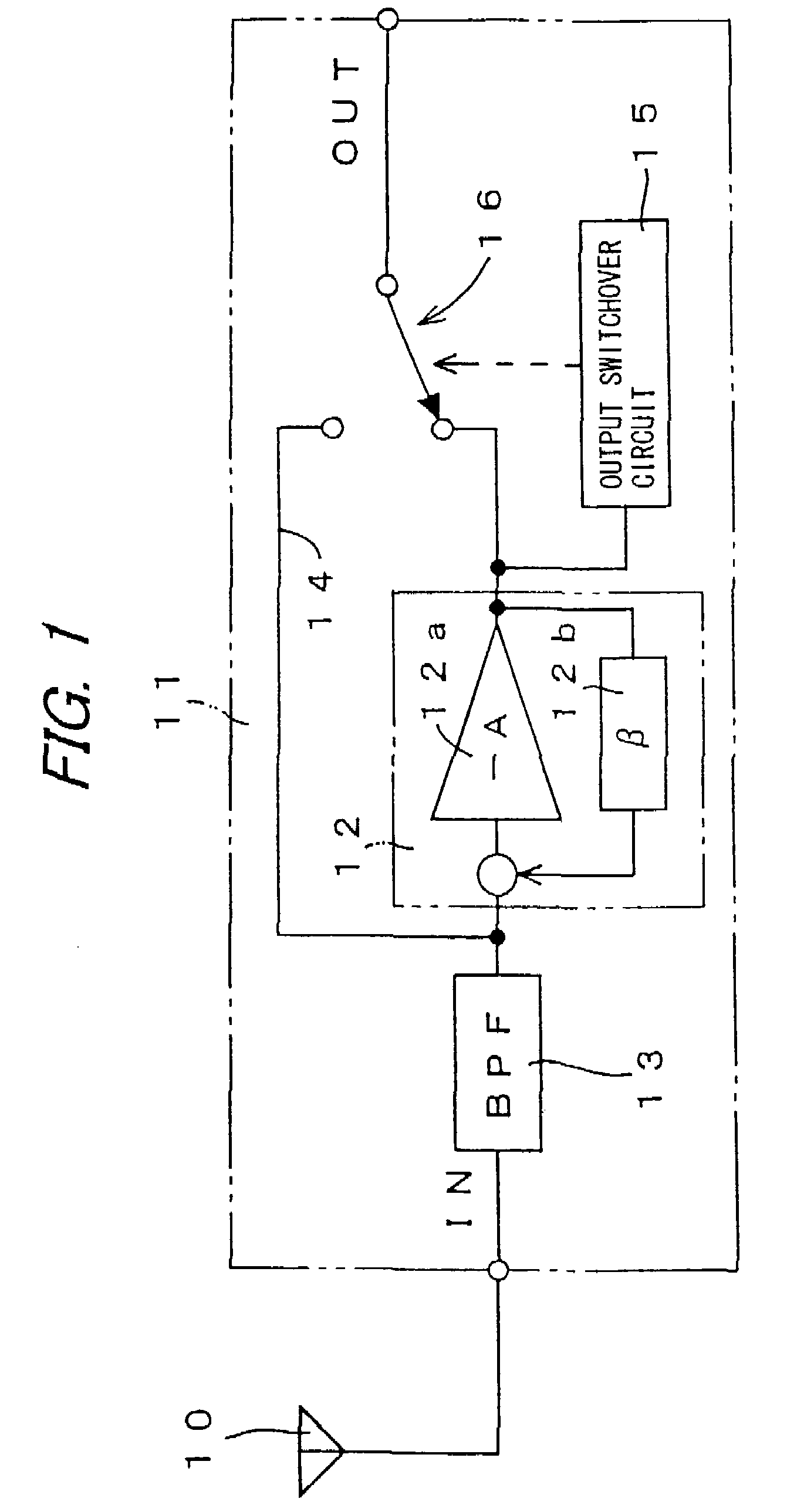 Antenna amplifier and shared antenna amplifier