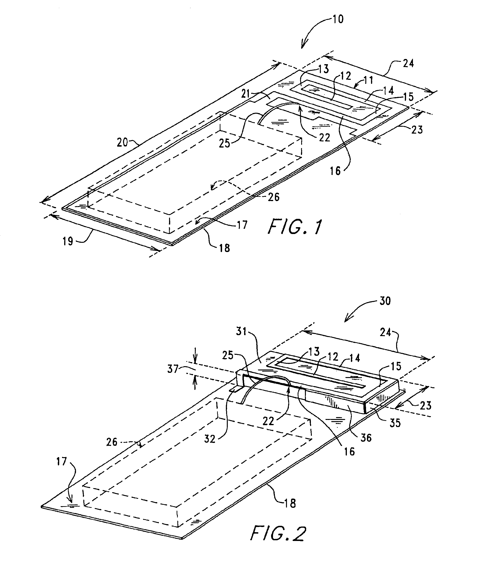 Compact, low profile, single feed, multi-band, printed antenna