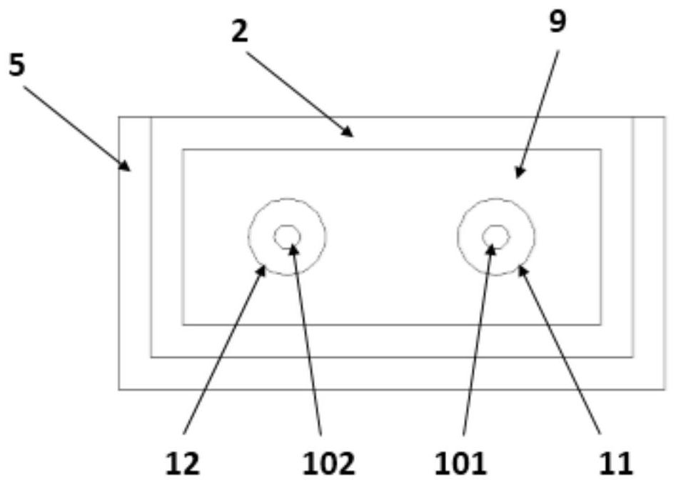 High-efficiency FBG high-temperature sensor and working and manufacturing method thereof