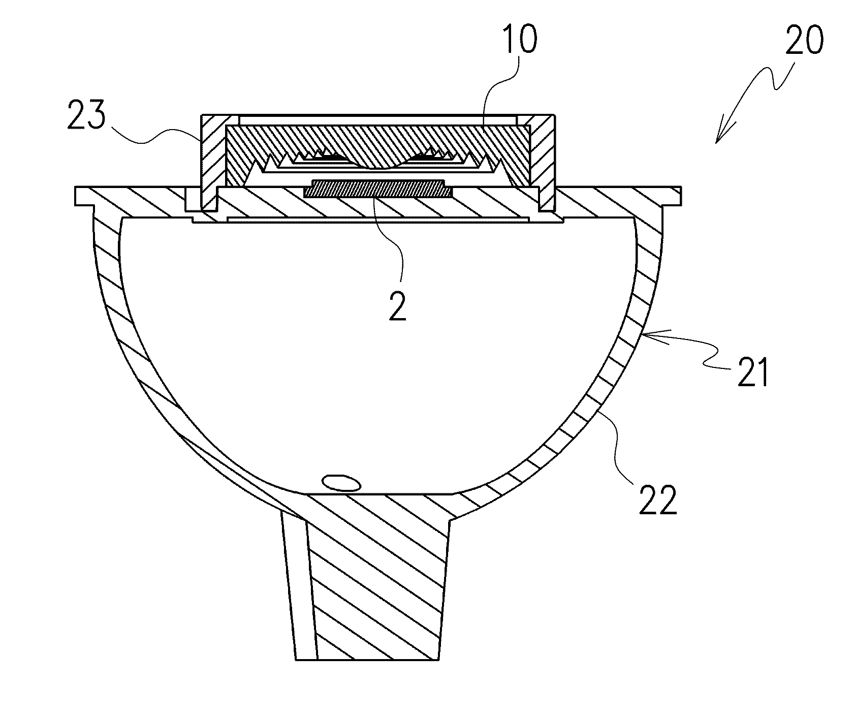 Lens member and optical unit using said lens member