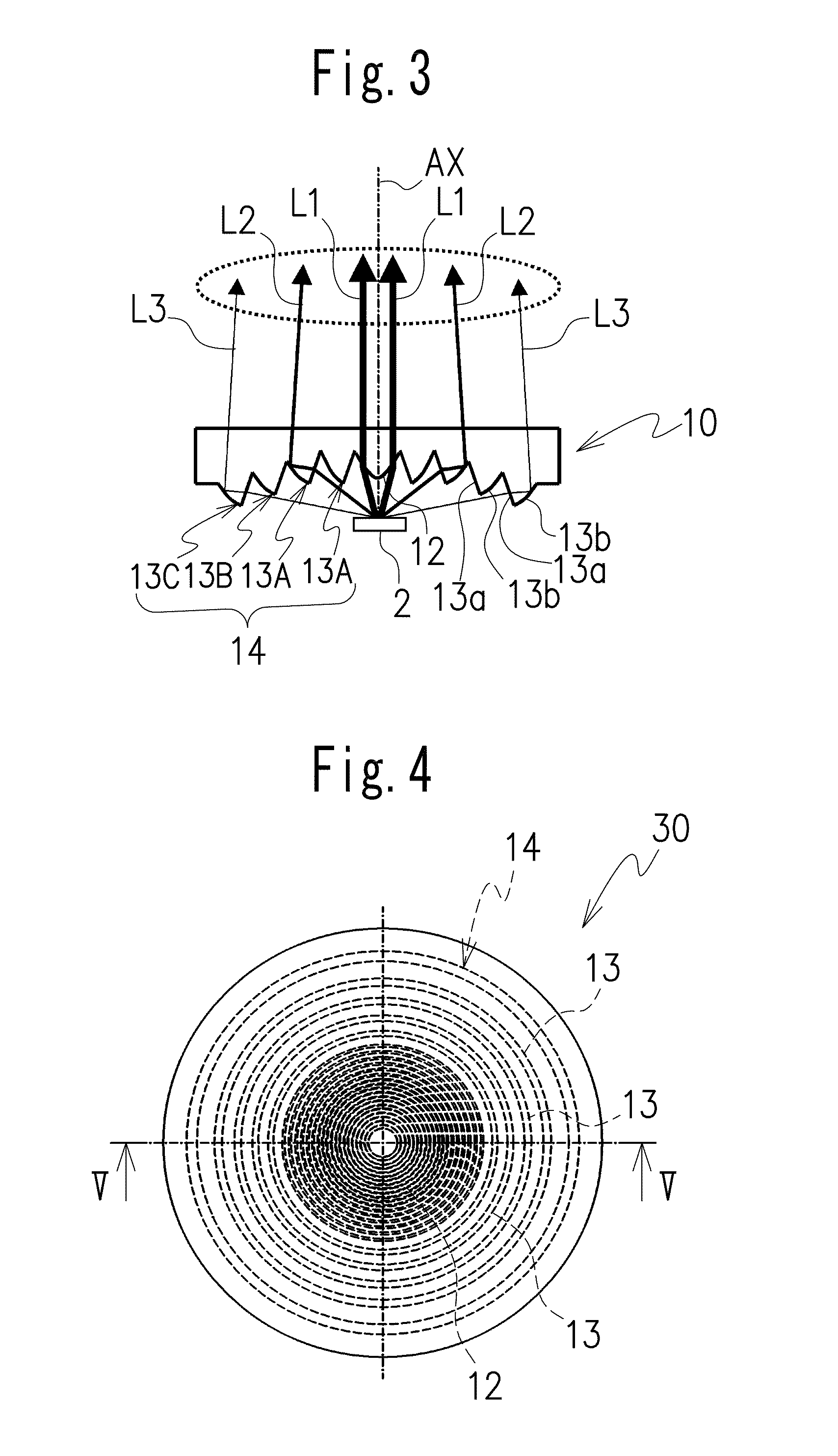 Lens member and optical unit using said lens member